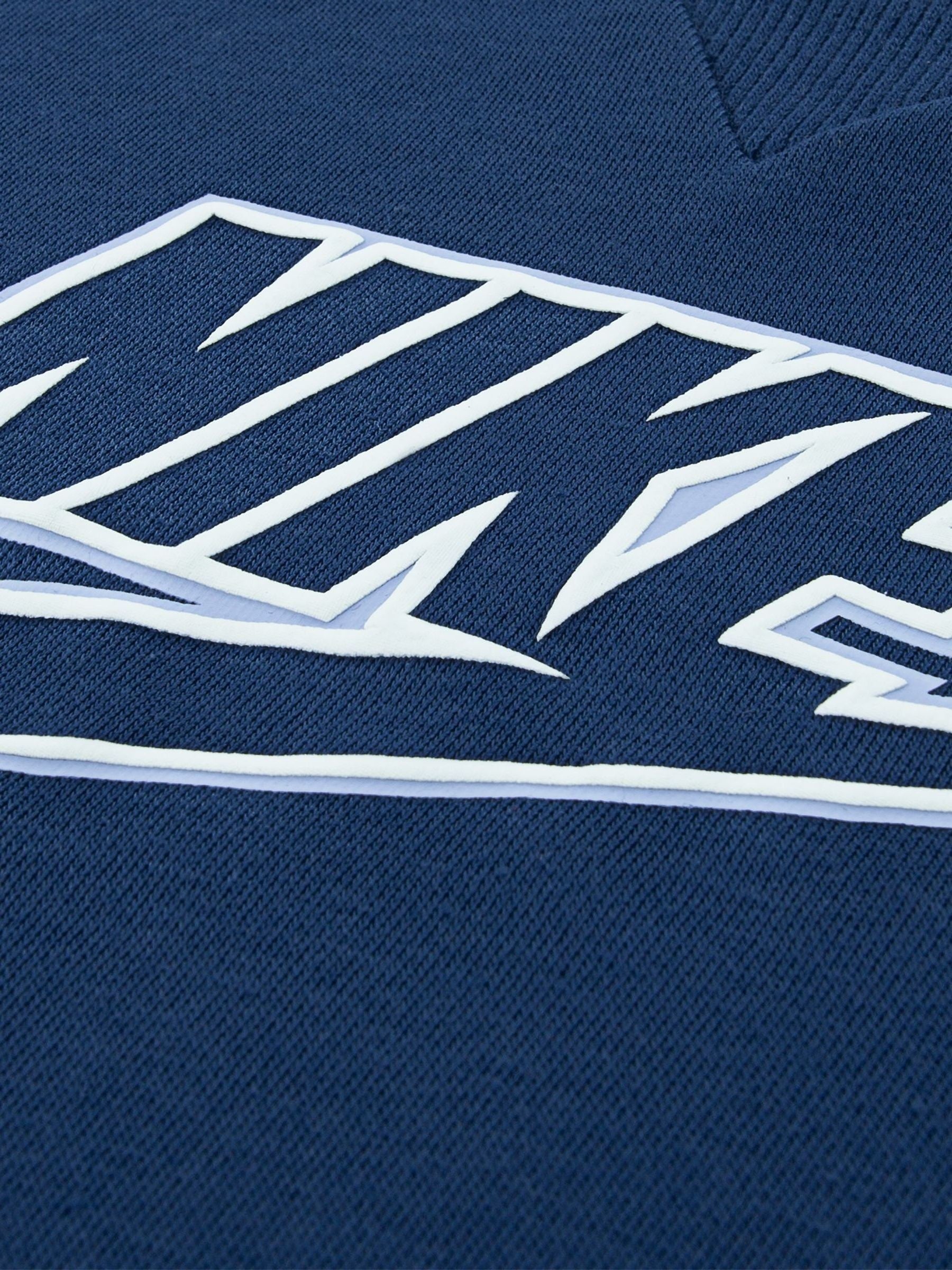 Nike Blue Colour Blocked Tracksuit image 5