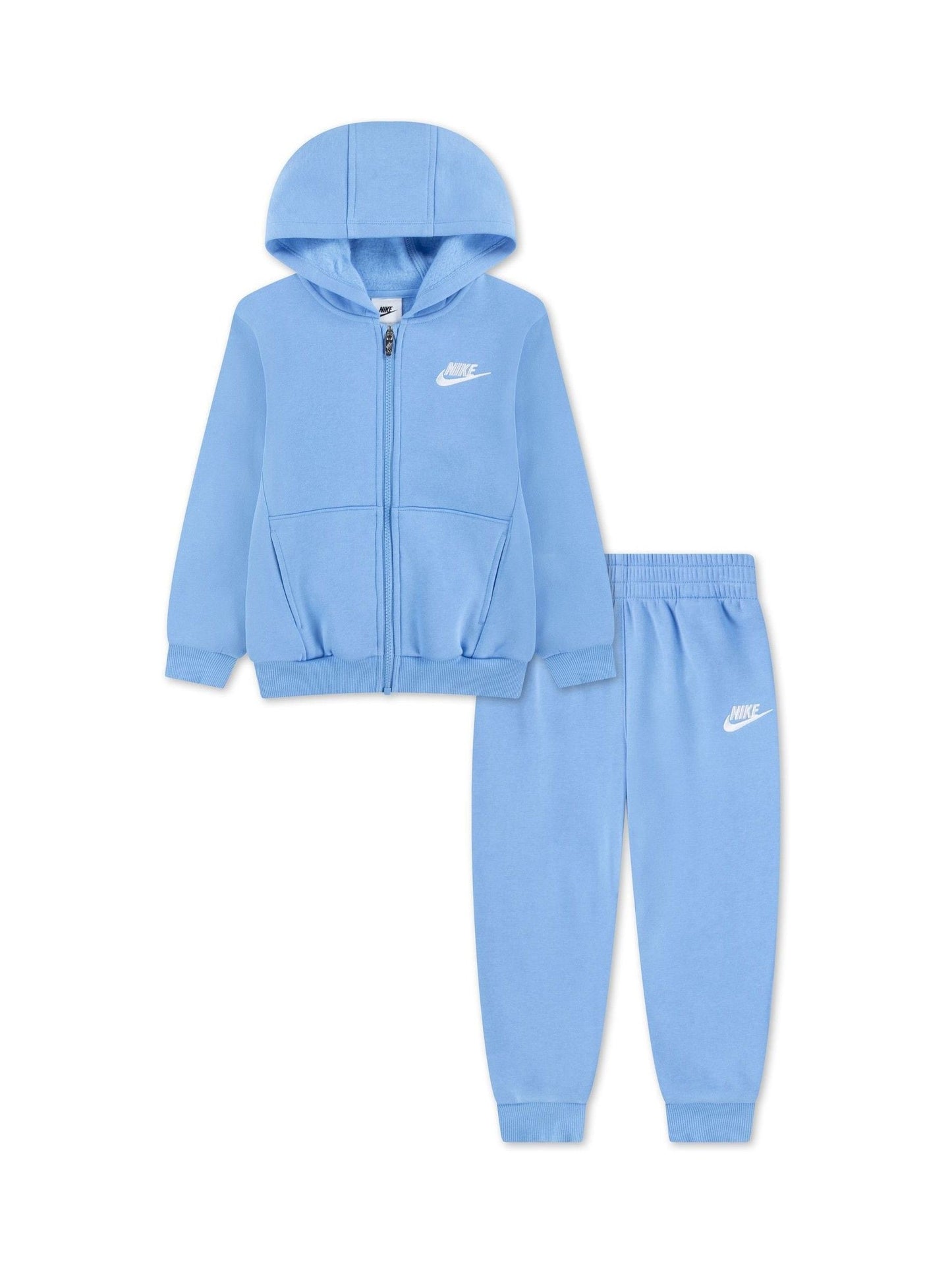 Nike Blue Little Kids LBR Zip Through Tracksuit Set image 1