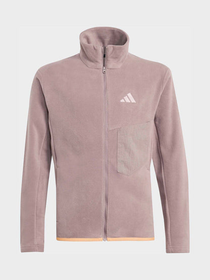 Dsiney Kidz - adidas Light Brown Zip Up Terrex Fleece image 1