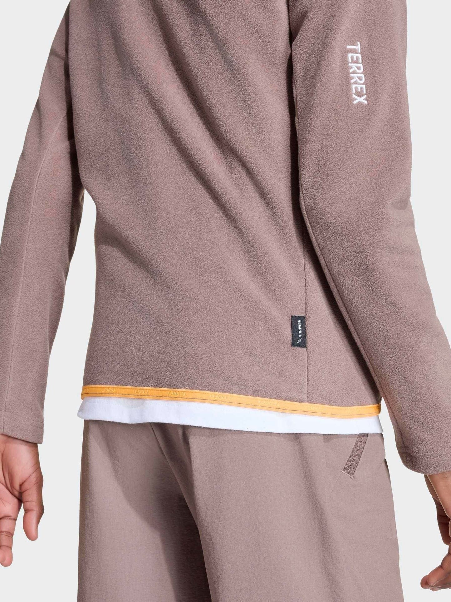 Dsiney Kidz - adidas Light Brown Zip Up Terrex Fleece image 4