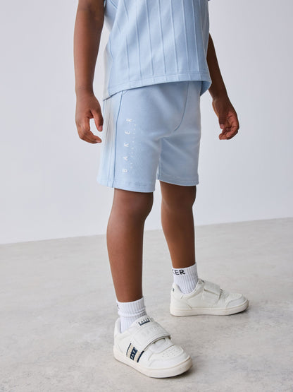 Baker by Ted Baker Textured Polo Shirt and Shorts Set image 3
