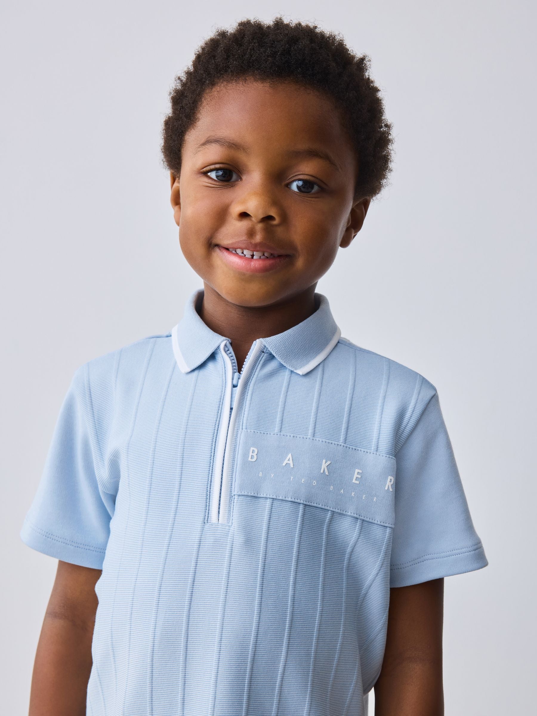 Baker by Ted Baker Textured Polo Shirt and Shorts Set image 4