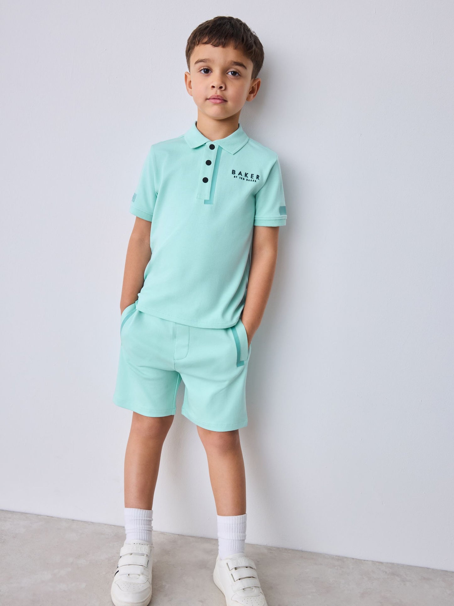 Dsiney Kidz - Baker by Ted Baker Short Sleeve Polo Shirt and Shorts Set image 1