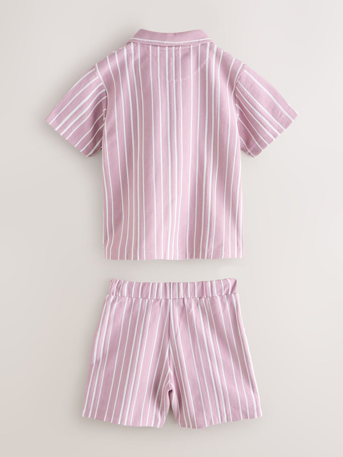 Dsiney Kidz - Baker by Ted Baker Textured Striped Shirt, T-Shirt and Shorts Set image 10