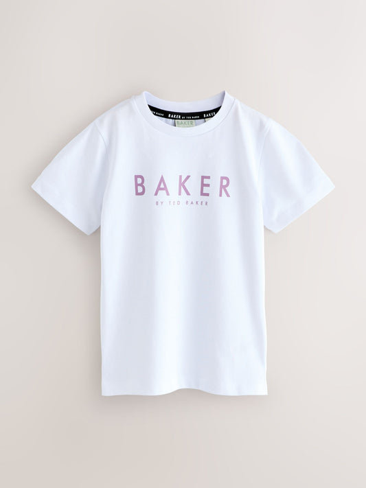 Baker by Ted Baker Textured Striped Shirt, T-Shirt and Shorts Set image 3