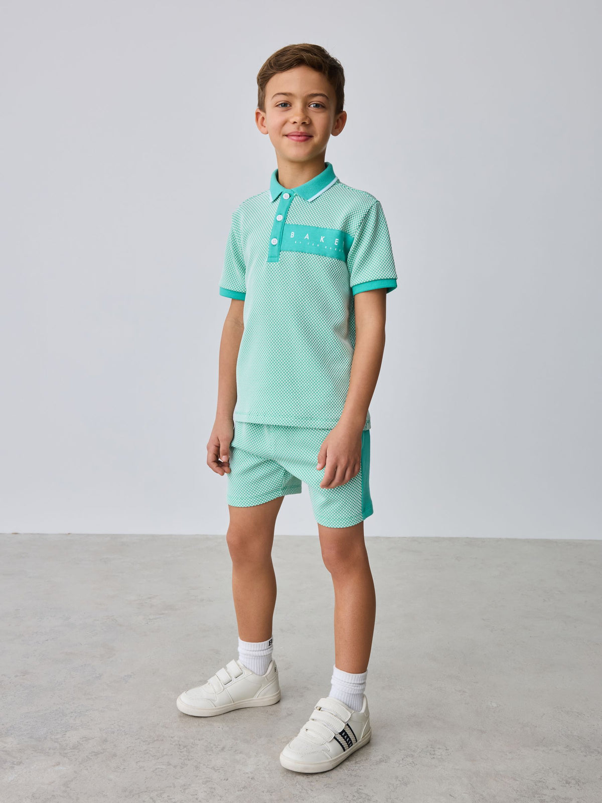 Baker by Ted Baker Textured Polo Shirt and Shorts Set - image 1
