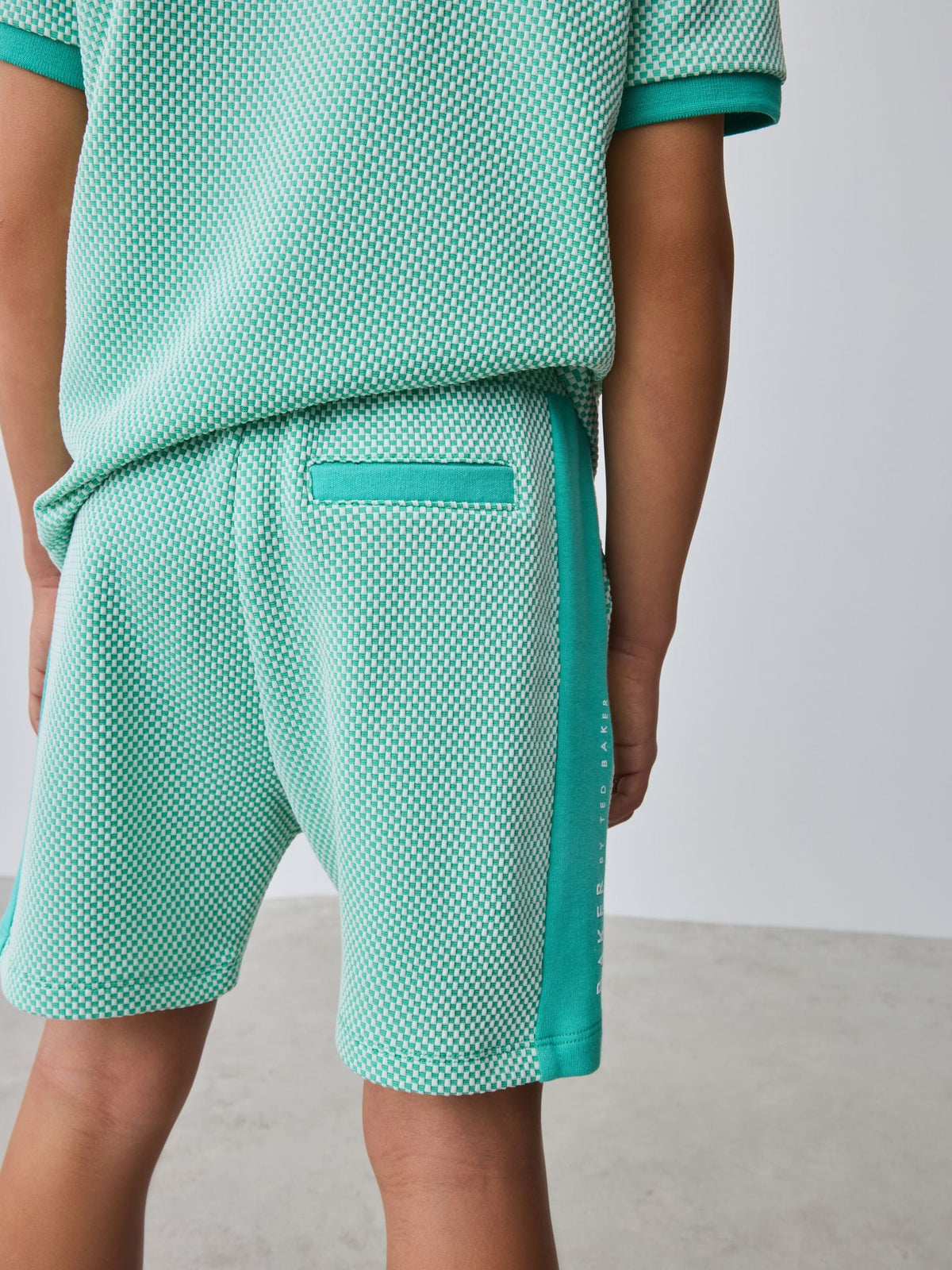 Baker by Ted Baker Textured Polo Shirt and Shorts Set - image 6