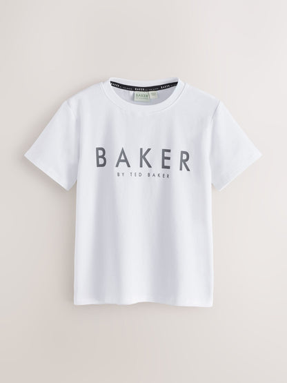 Baker by Ted Baker 3 Piece Green Shirt T-Shirt and Shorts Set image 11