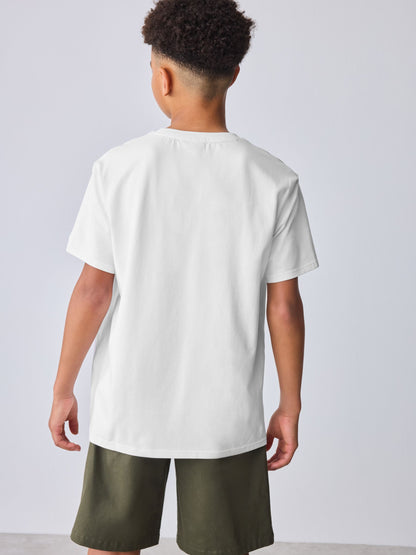 Baker by Ted Baker 3 Piece Green Shirt T-Shirt and Shorts Set image 4