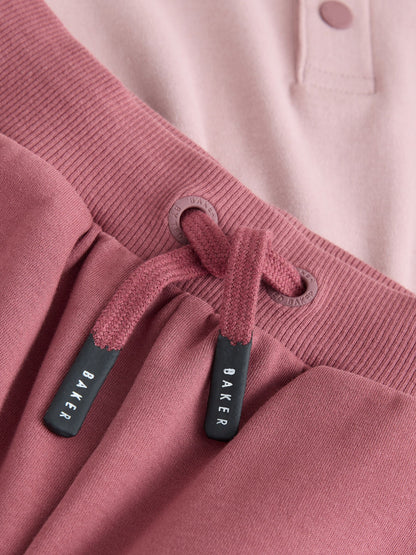 Baker by Ted Baker Oversized Polo Shirt and Shorts Set image 9