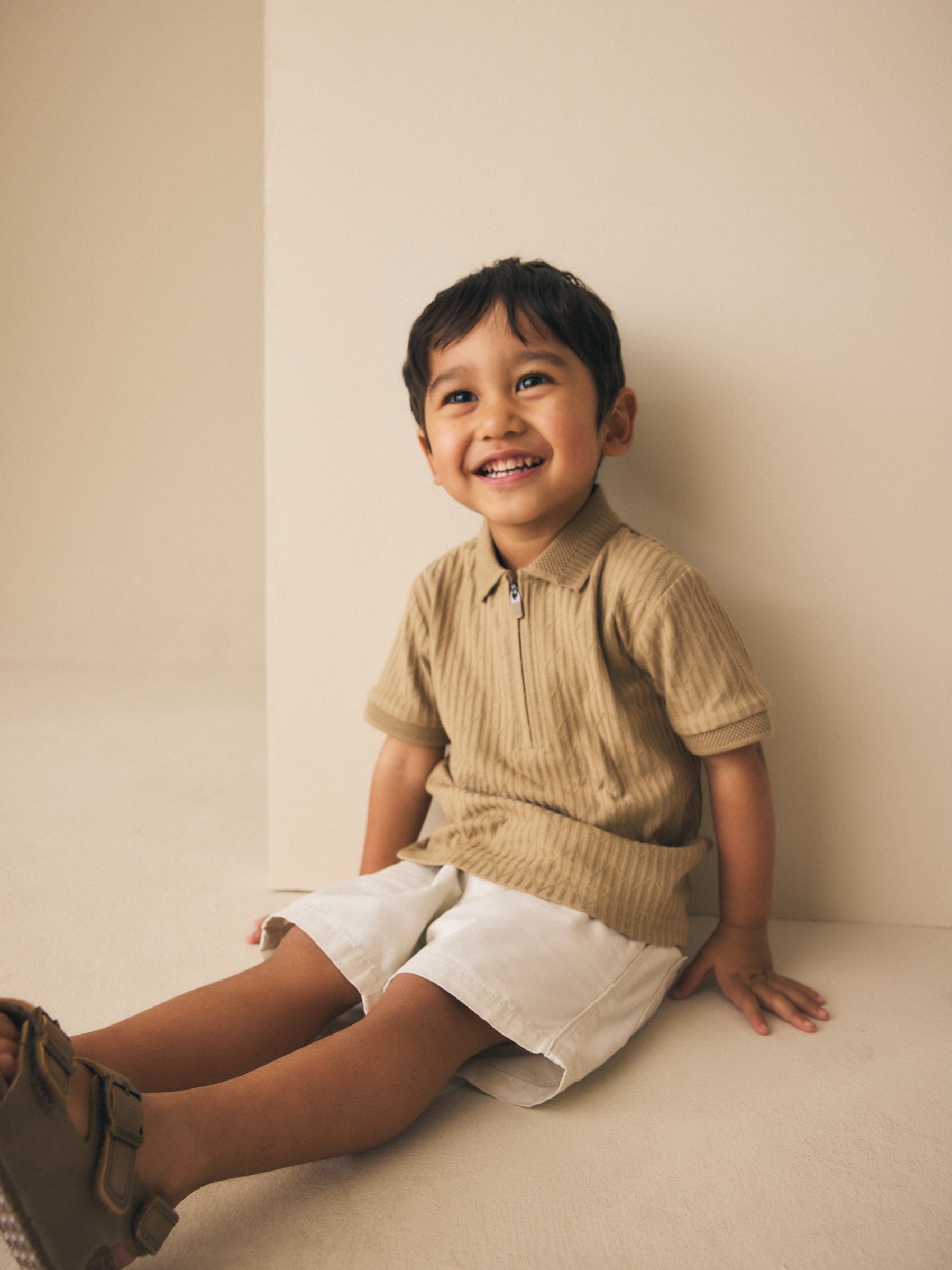 Dsiney Kidz - Stone Textured Short Sleeve Polo Shirt (3mths-7yrs) image 4