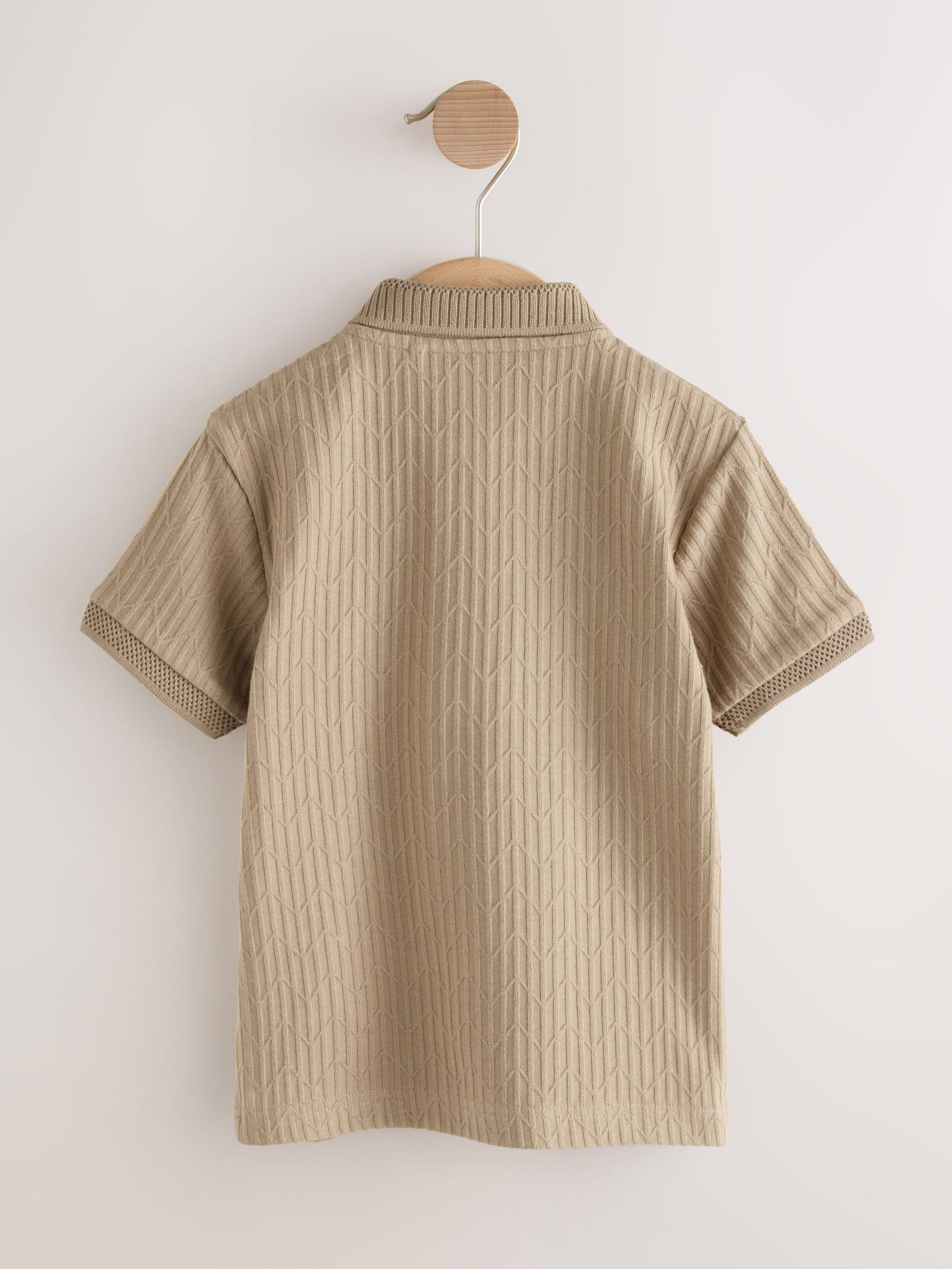 Dsiney Kidz - Stone Textured Short Sleeve Polo Shirt (3mths-7yrs) image 5