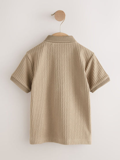 Dsiney Kidz - Stone Textured Short Sleeve Polo Shirt (3mths-7yrs) image 5
