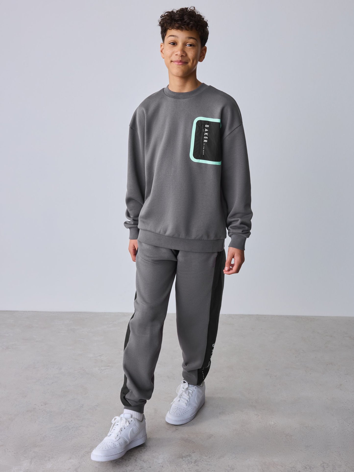 Baker by Ted Baker Oversized Pocket Sweatshirt and Joggers Set image 2