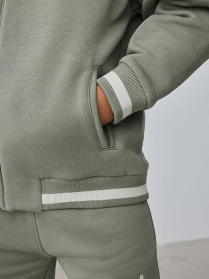 Baker by Ted Baker Green Varsity Jacket, T-Shirt and Shorts Set image 6