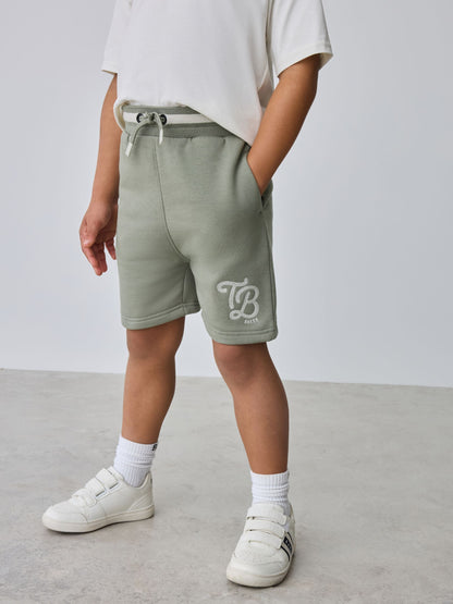 Baker by Ted Baker Green Varsity Jacket, T-Shirt and Shorts Set image 8