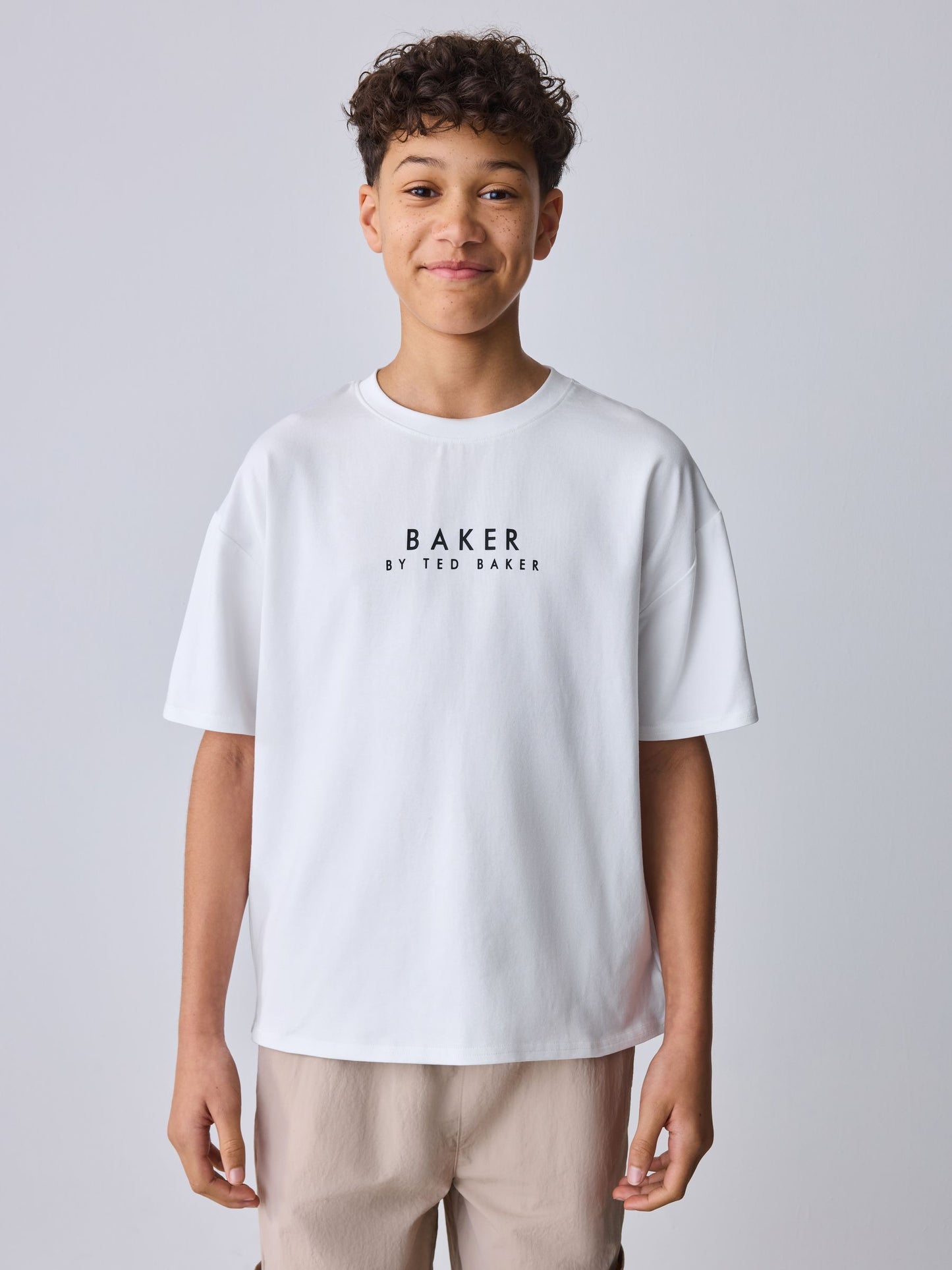 Baker by Ted Baker 3 Piece Black Gilet T-Shirt and Cargo Trousers Set image 4