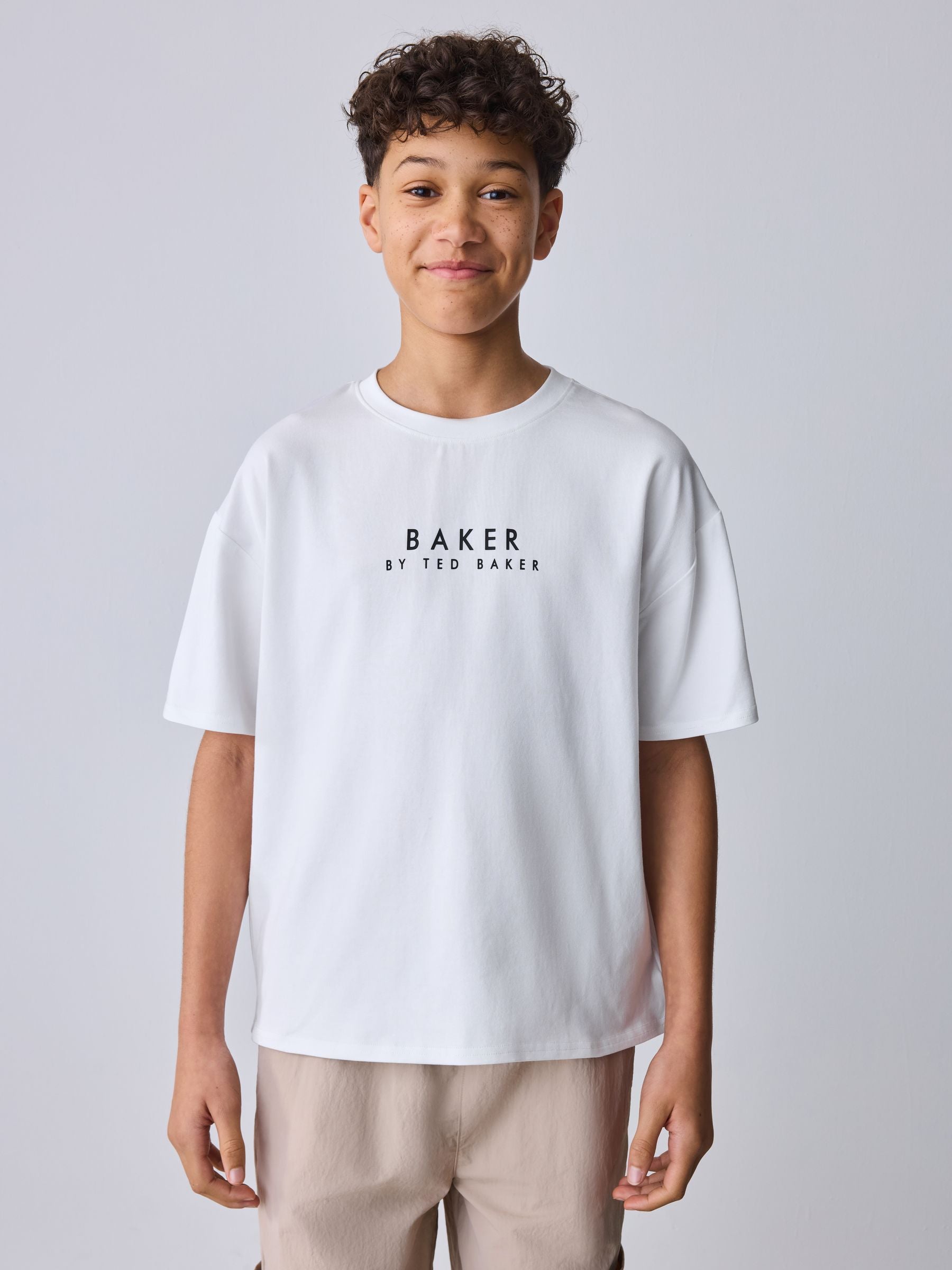 Baker by Ted Baker 3 Piece Black Gilet T-Shirt and Cargo Trousers Set image 4