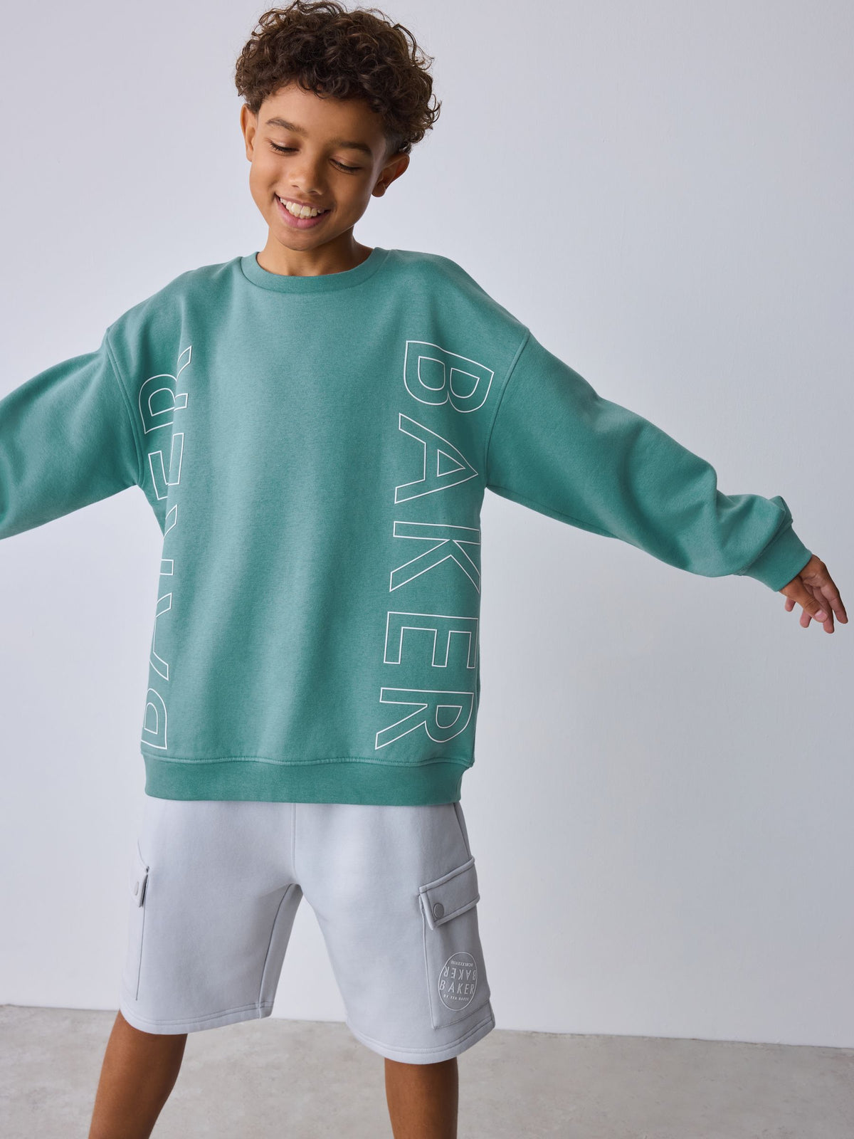 Baker by Ted Baker Oversized Sweatshirt and Shorts Set - image 1