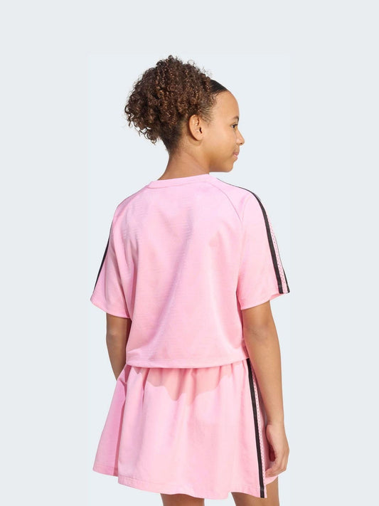 Dsiney Kidz - adidas Originals Pink Loose Boxy Jaquard T-Shirt image 2