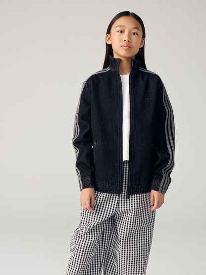 Dsiney Kidz - adidas Originals Black Firebird Denim Jacket image 4