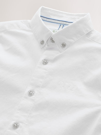 Baker by Ted Baker Short Sleeve Oxford Shirt image 3