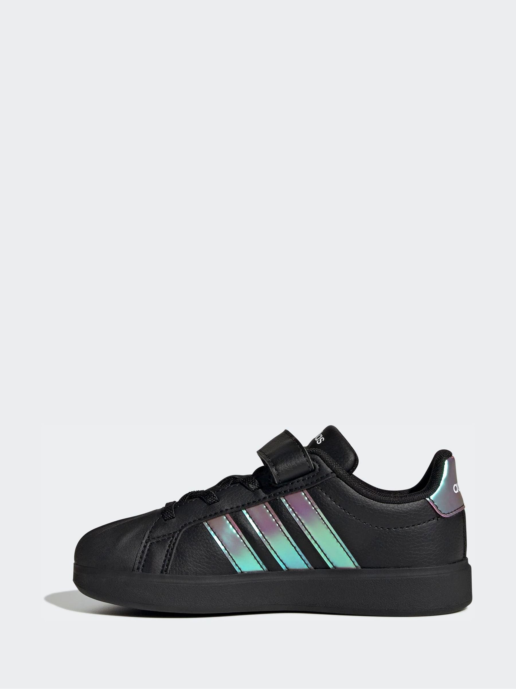 adidas Black Streettalk Elastic Lace Trainers image 2