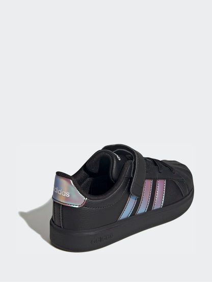 adidas Black Streettalk Elastic Lace Trainers image 4