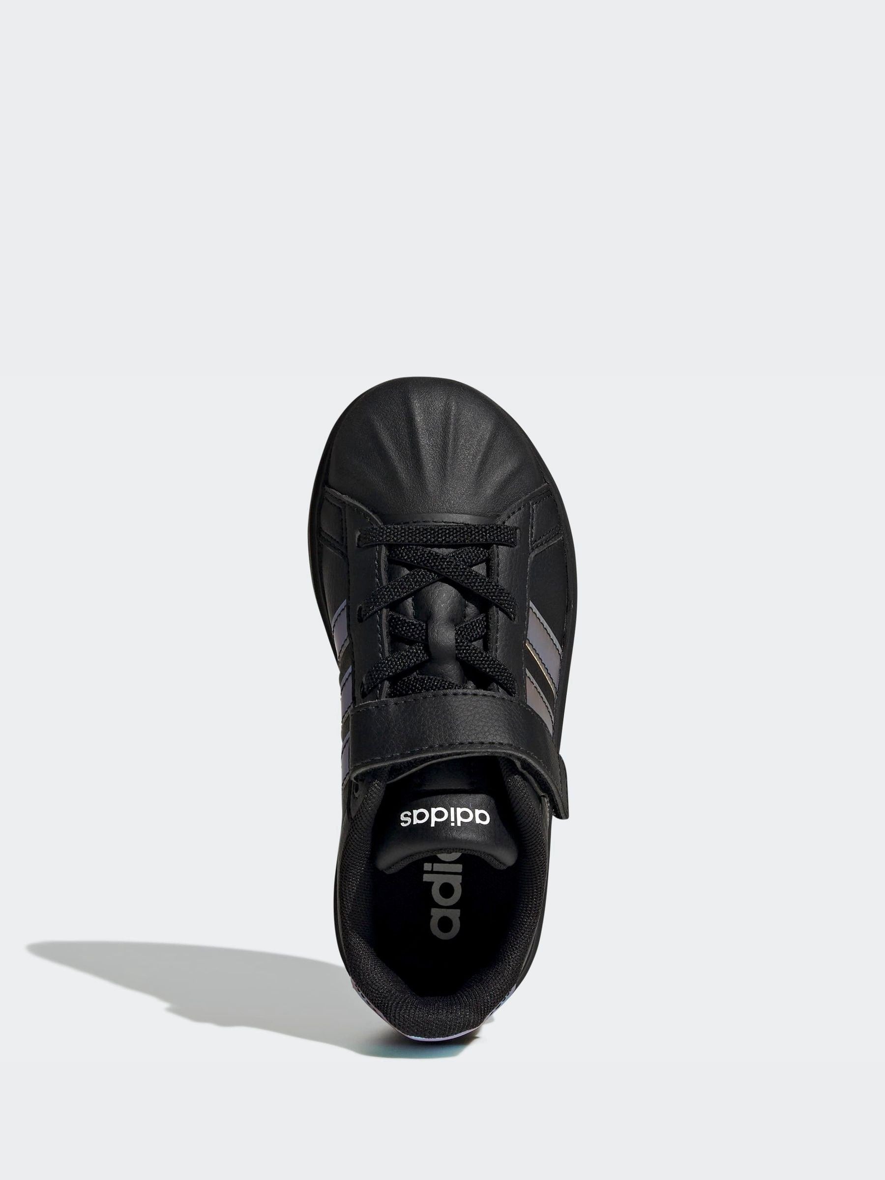 adidas Black Streettalk Elastic Lace Trainers image 5