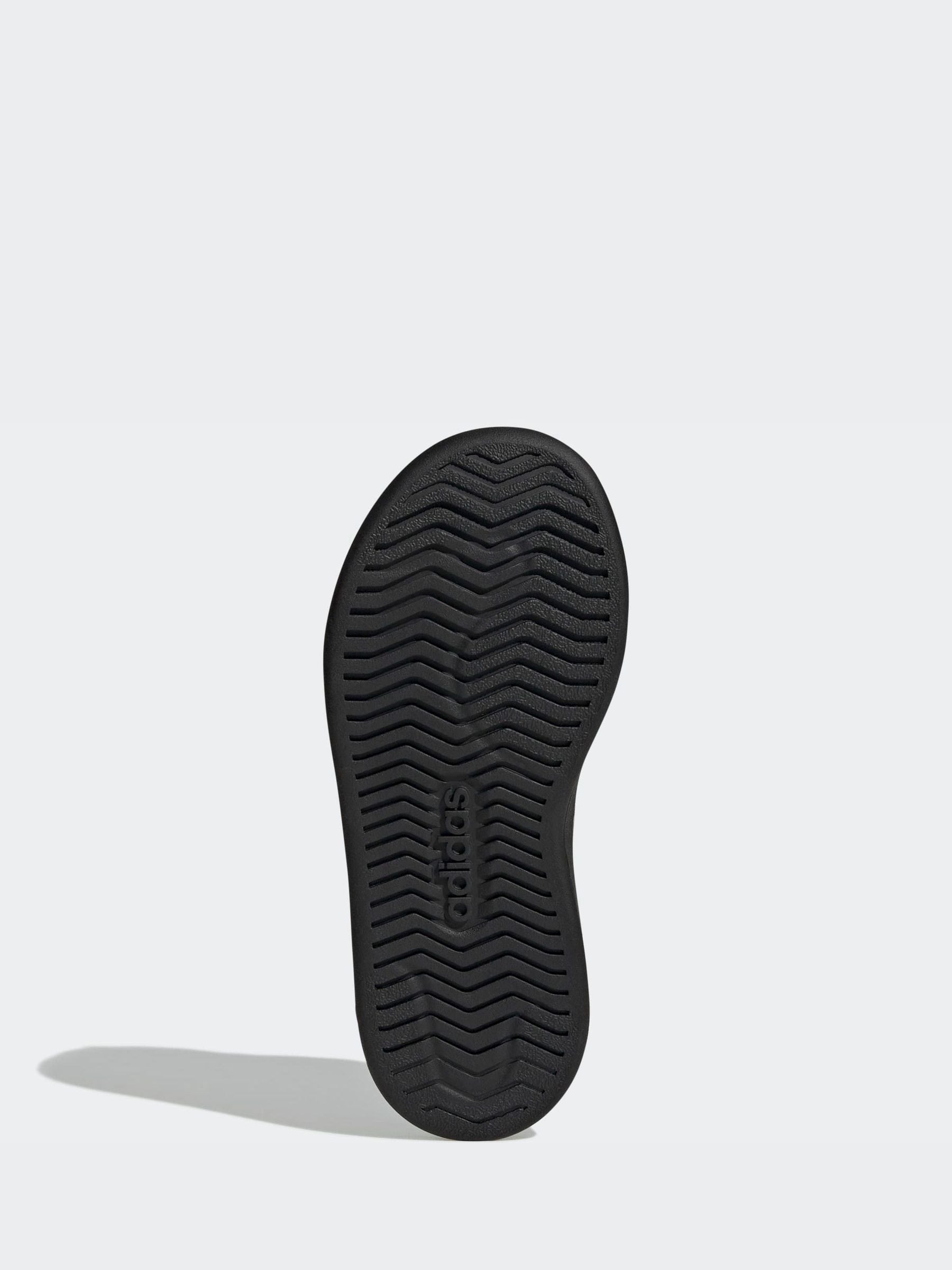 adidas Black Streettalk Elastic Lace Trainers image 6