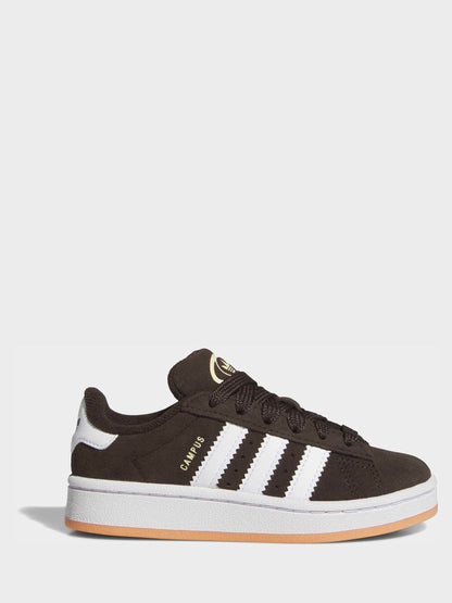 adidas Originals Brown Campus 00s Elastic Lace Kids Trainers image 1