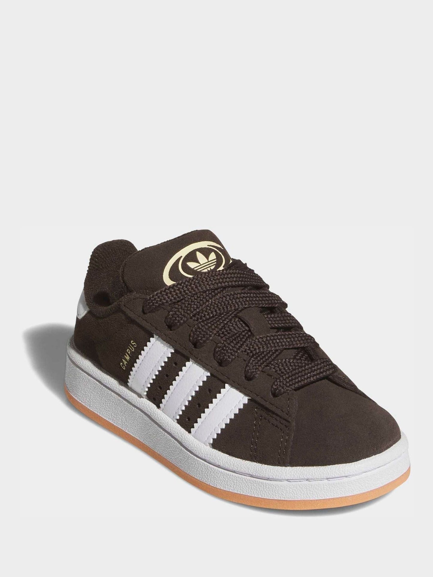 adidas Originals Brown Campus 00s Elastic Lace Kids Trainers image 3
