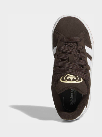 adidas Originals Brown Campus 00s Elastic Lace Kids Trainers image 6