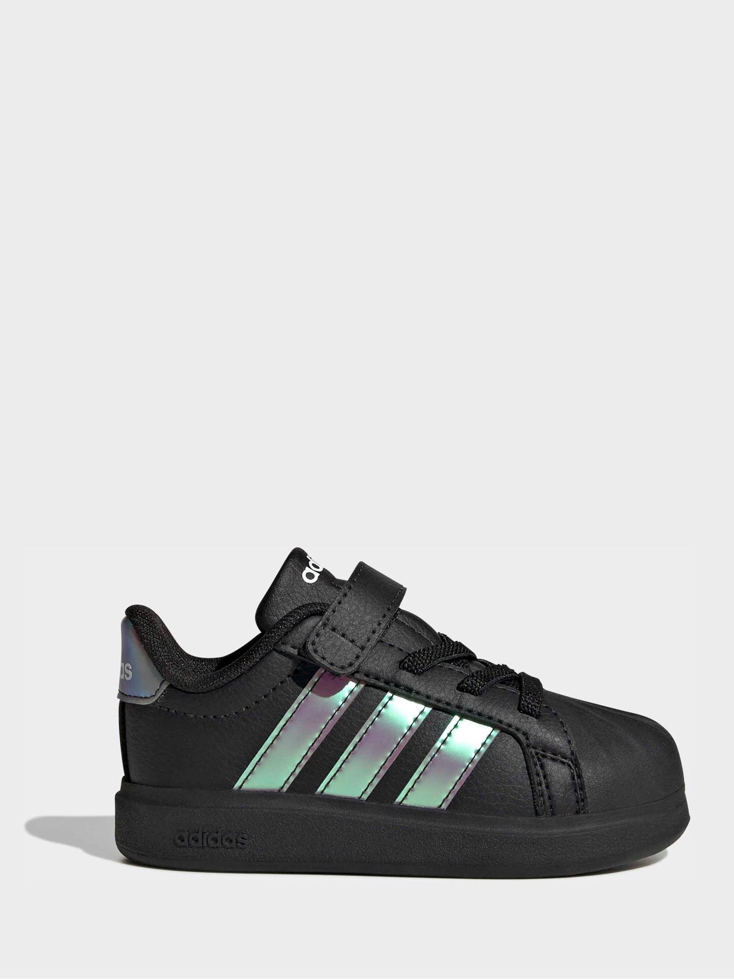 adidas Black Street Talk Infant Trainers image 1