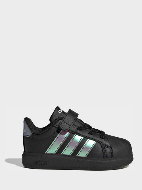 adidas Black Street Talk Infant Trainers image 1