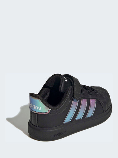adidas Black Street Talk Infant Trainers image 4