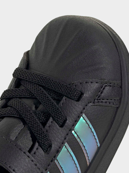 adidas Black Street Talk Infant Trainers image 7