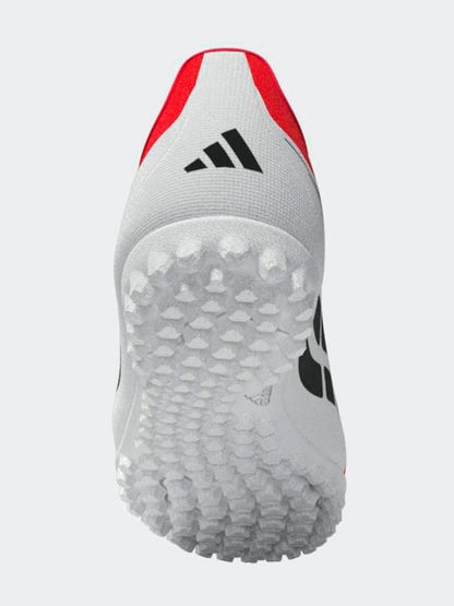 adidas Red Predator Club Hook-And-Loop Turf Football Kids Trainers image 4