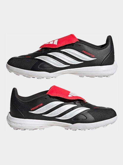 adidas Black Predator League Fold-Over Tongue Turf Football Trainers image 2