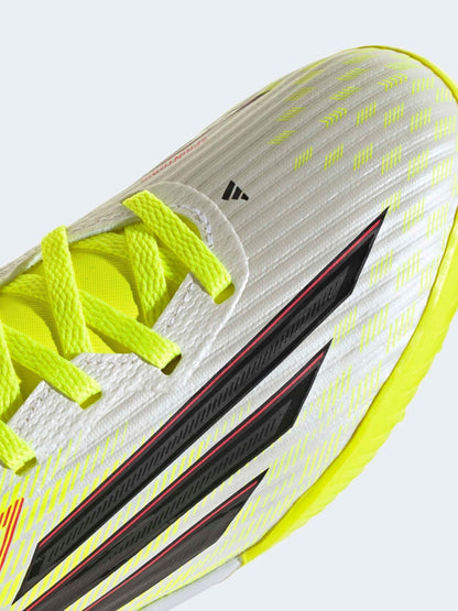 adidas Yellow Kids F50 League Turf Football Trainers image 4