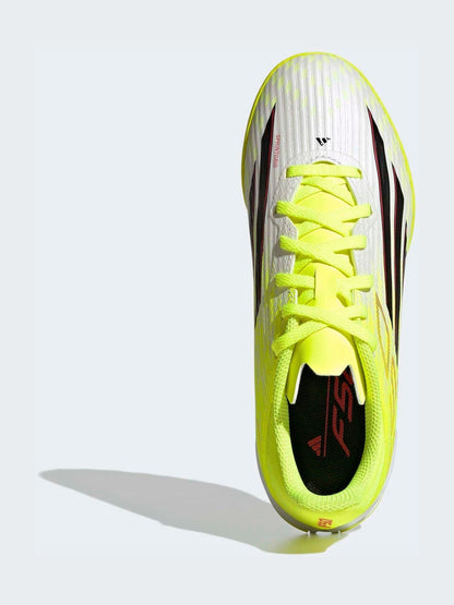 adidas Yellow Kids F50 League Turf Football Trainers image 7
