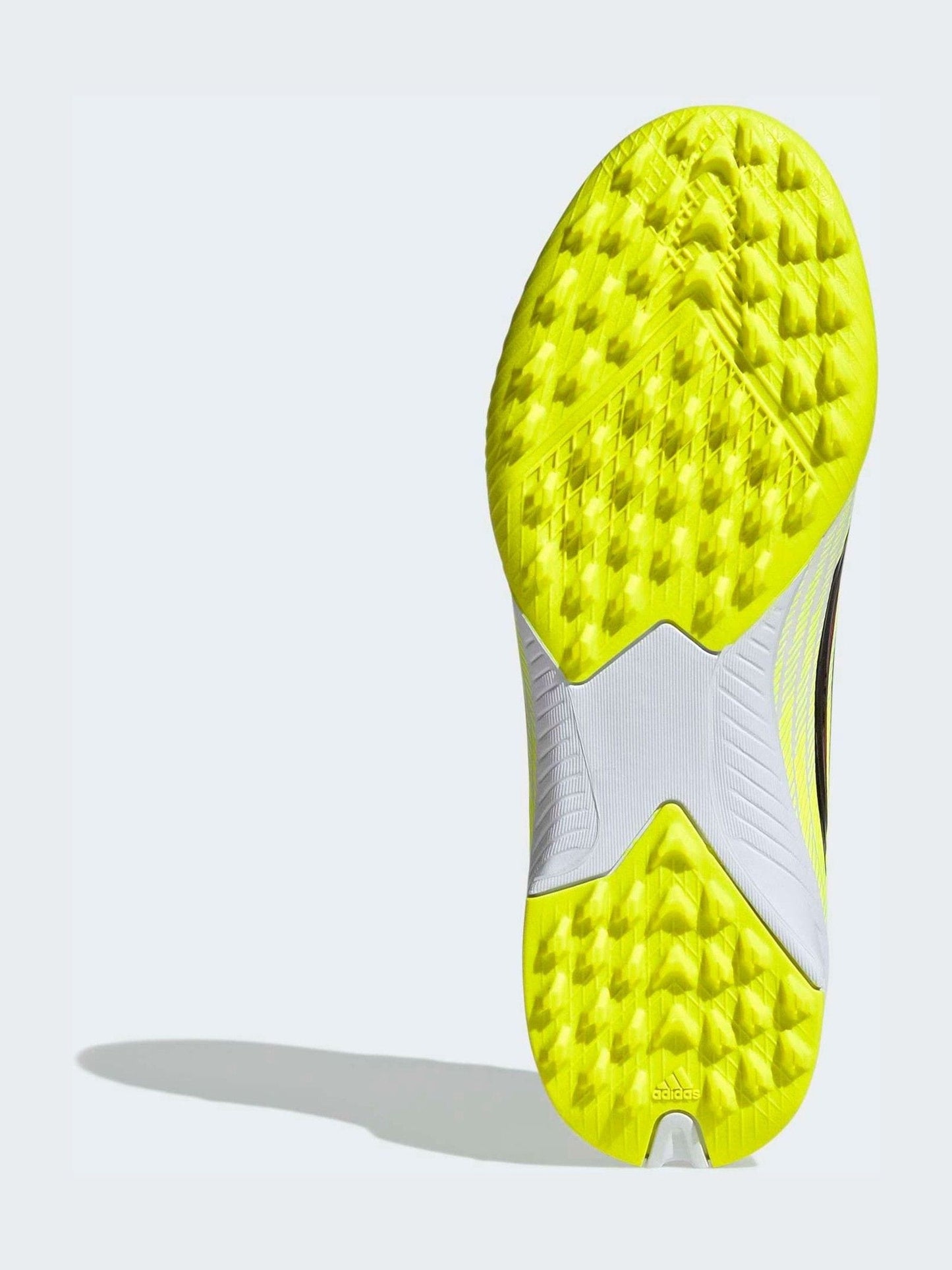 adidas Yellow Kids F50 League Turf Football Trainers image 8