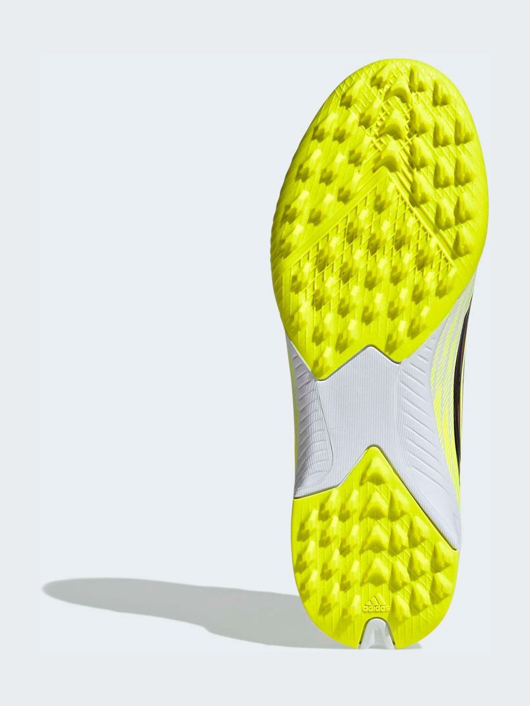 adidas Yellow Kids F50 League Turf Football Trainers image 8