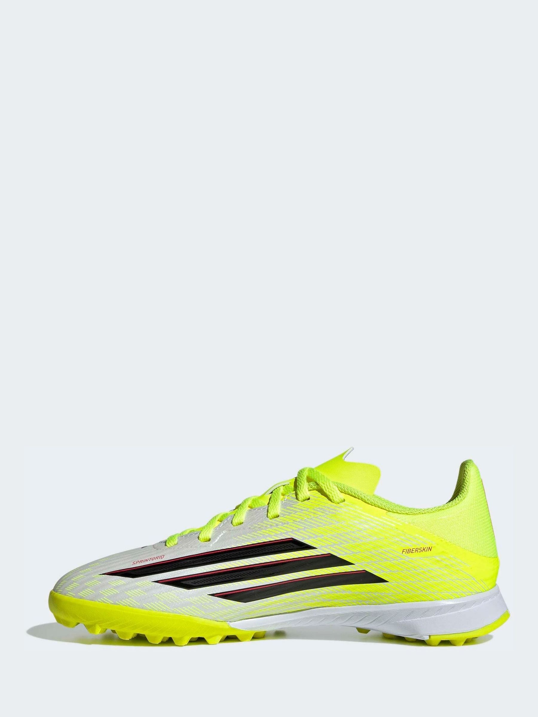 adidas Yellow Kids F50 League Turf Football Trainers image 9