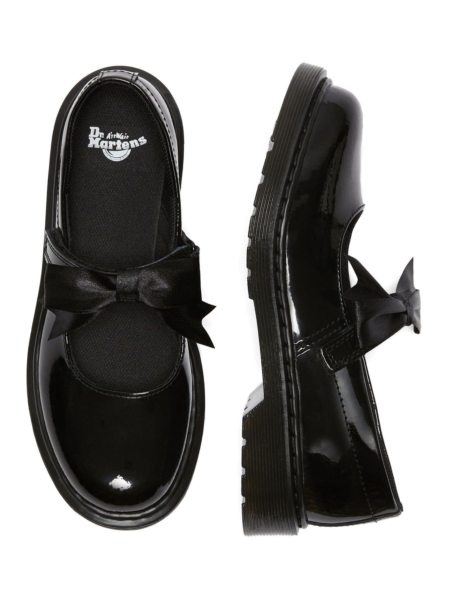 Dr. Martens Black Maccy Ii T Patent Lamper Shoes image 3