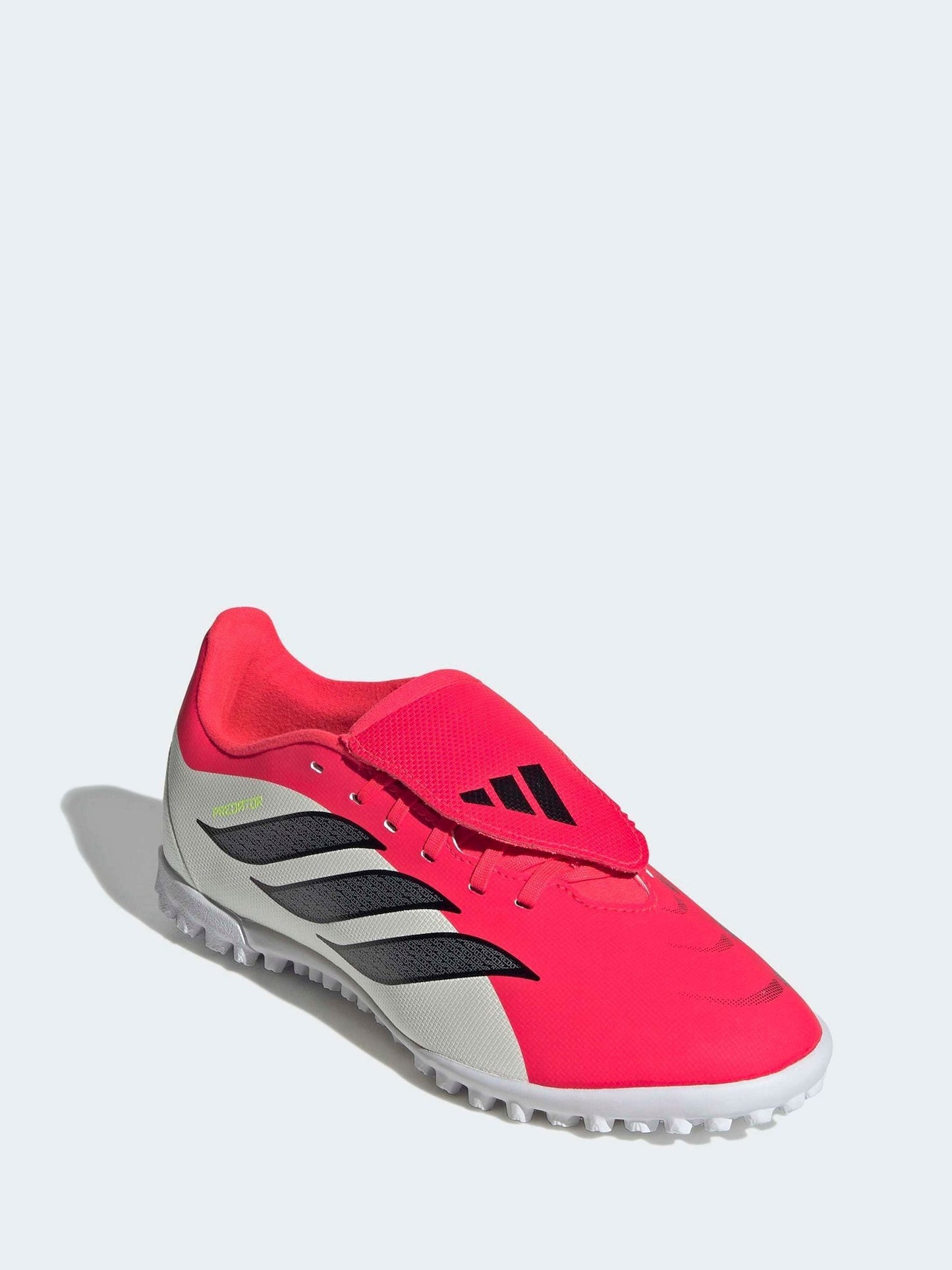 adidas Red Predator Club Fold-Over Tongue Turf Football Kids Trainers image 3