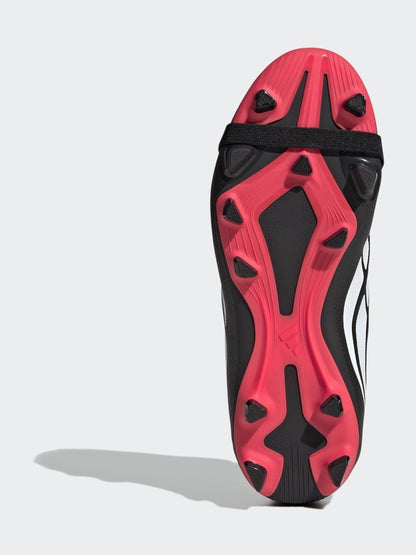 adidas Black Predator Club Fold-Over Tongue Firm Ground/Multi Ground Football Boots Kids image 8