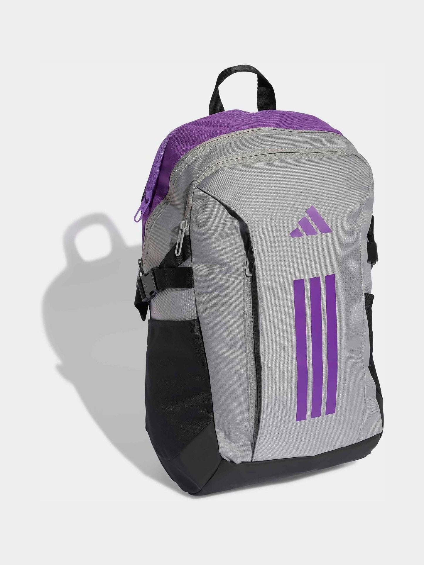 adidas Grey/Purple 3 Stripe VIII Bag image 1