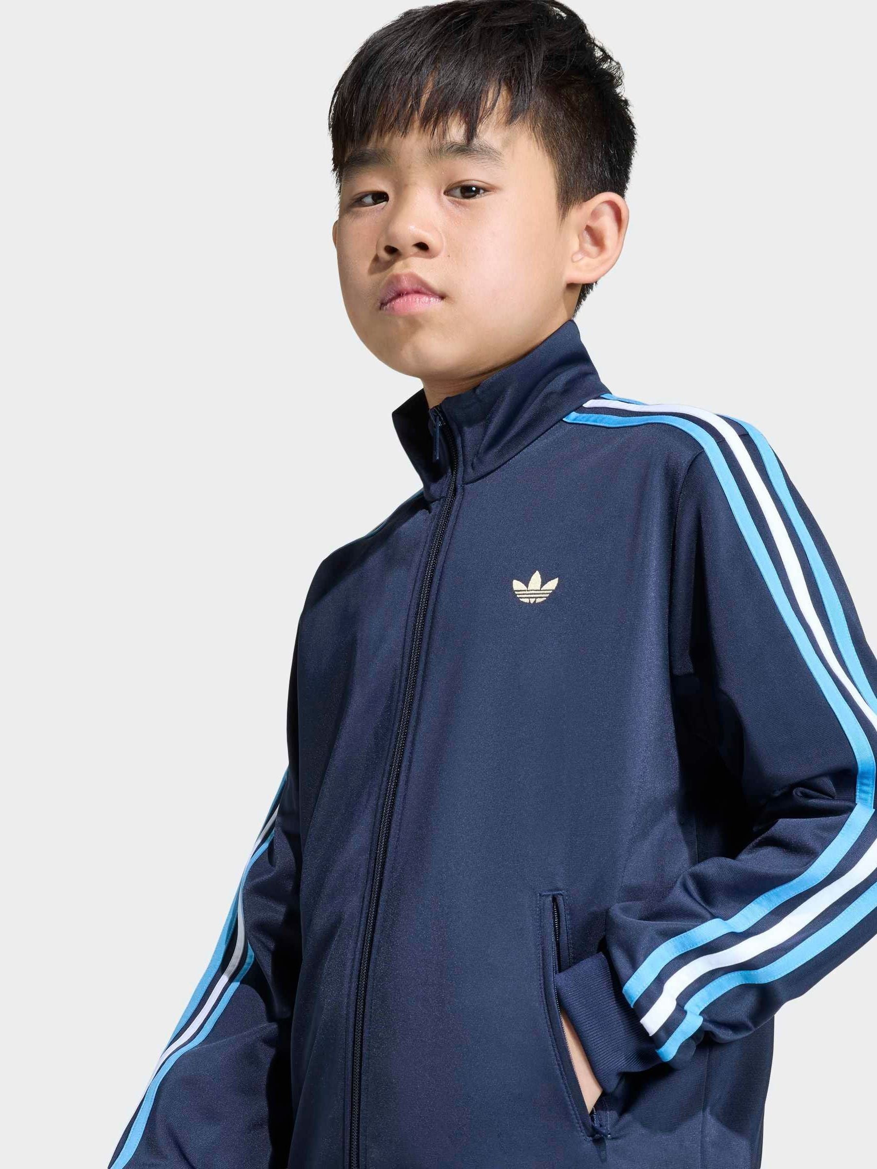 Dsiney Kidz - adidas originals Blue Firebird Oversized Jacket image 5