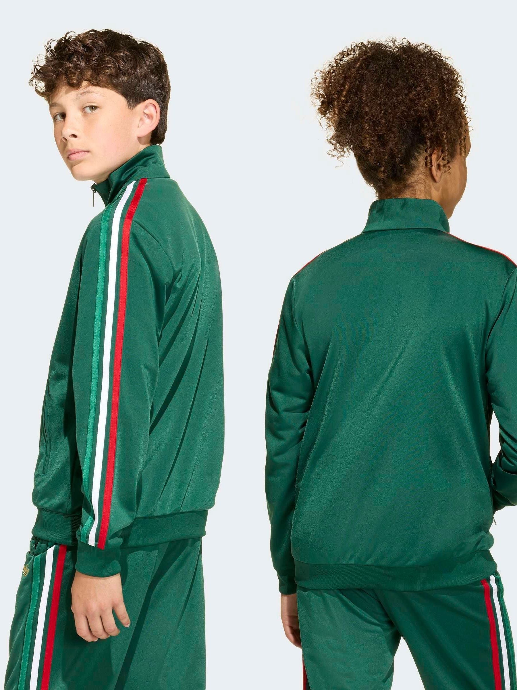 Dsiney Kidz - adidas originals Green Firebird Oversized Jacket image 4